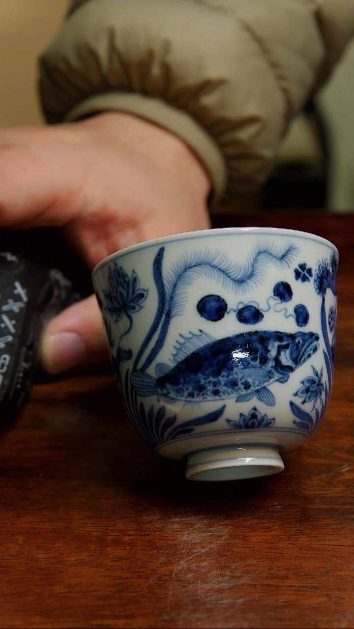 杯子瓷景德镇纯手工瓷器