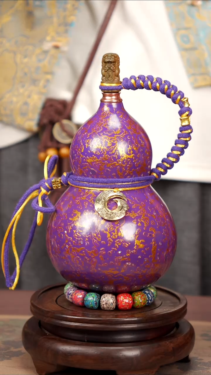 【闪购商品】113易林大漆工艺手捻小葫芦--338