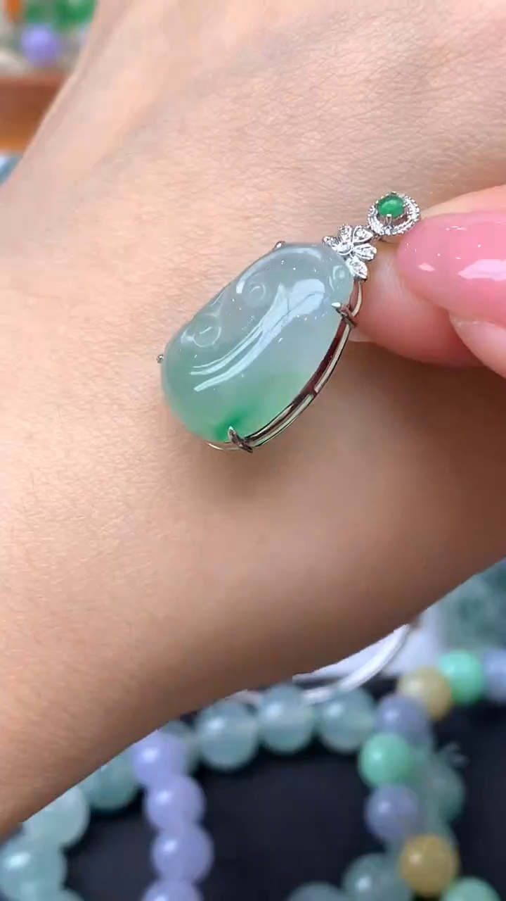 【闪购商品】翡翠颈饰未镶嵌102-天然翡翠