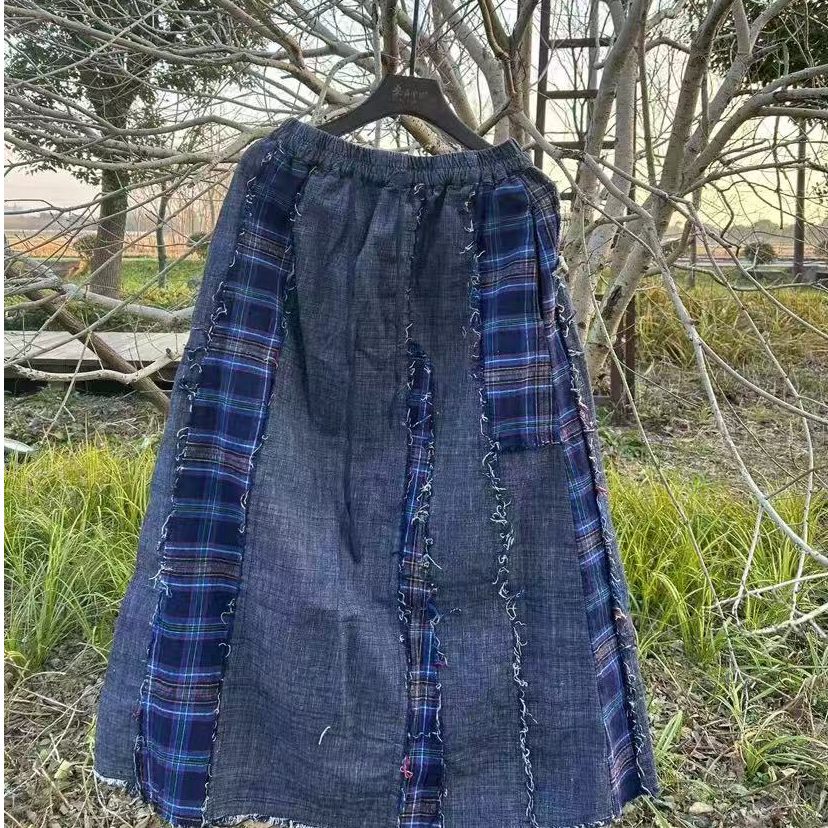 桑在云间  窈窕百衲土布裙