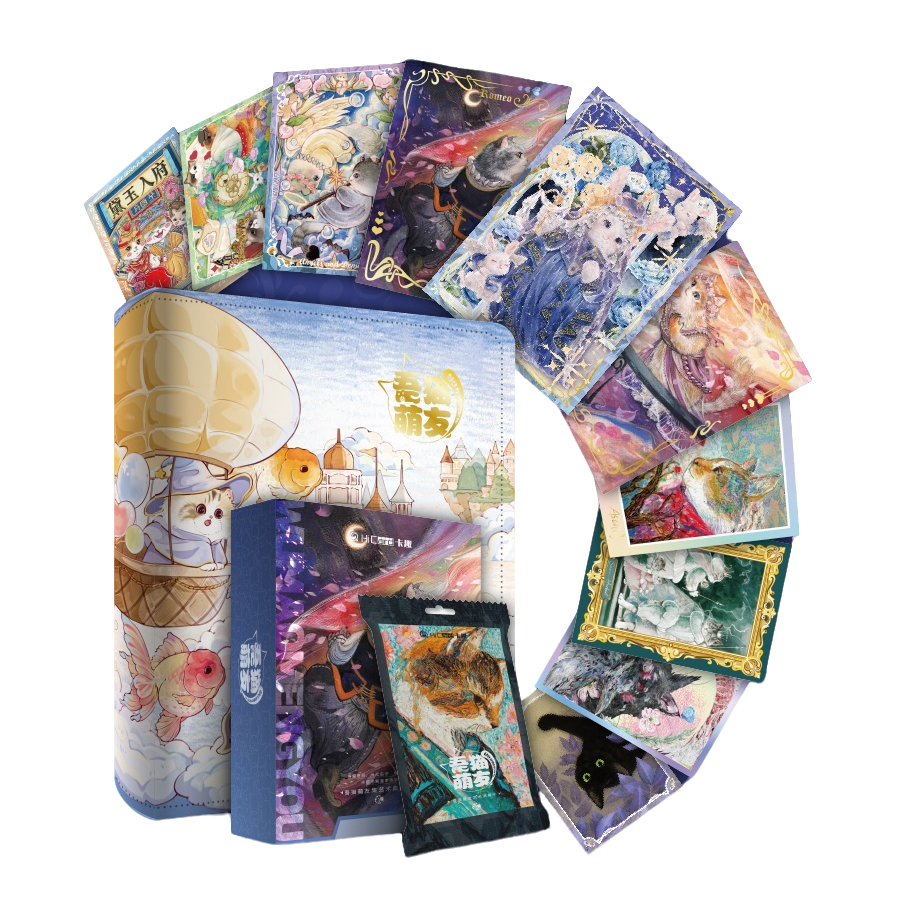 AK【拼图+2/喵爵世家+6】吾猫萌友集艺术典藏卡第二弹（代拆)