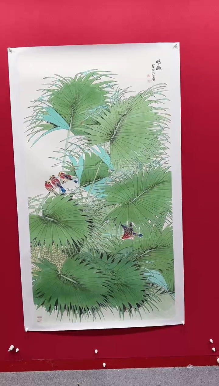 【闪购商品】国画王迎春97*180..........