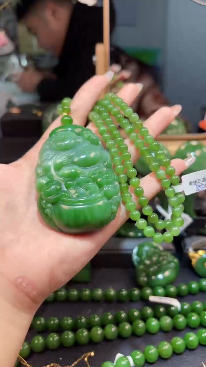 【闪购商品】和田玉（碧玉）颈饰未镶嵌1
