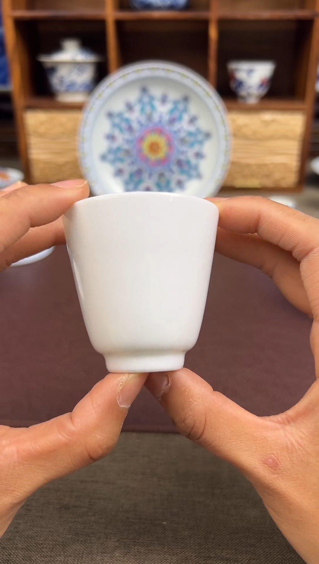 【闪购商品】杯子溪山酌茗陶瓷杯