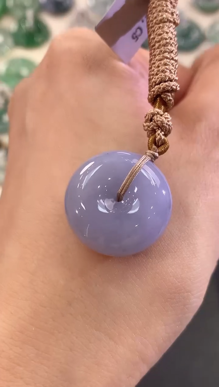 翡翠未镶嵌吊坠(不含链)B37紫色有色差多样性一件发货