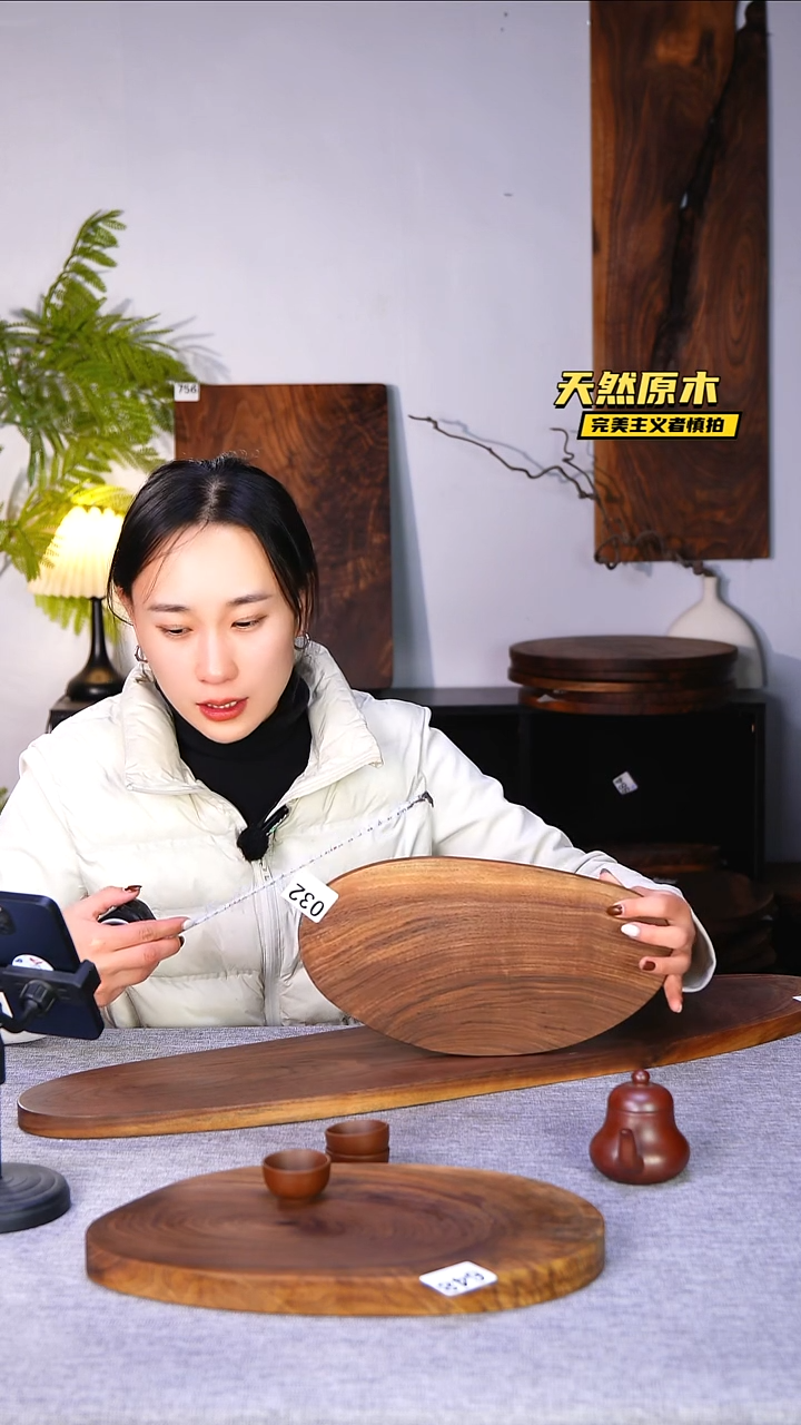 木北美黑胡桃原木.干裂疤结不属于商品质量问题完美主义者慎拍