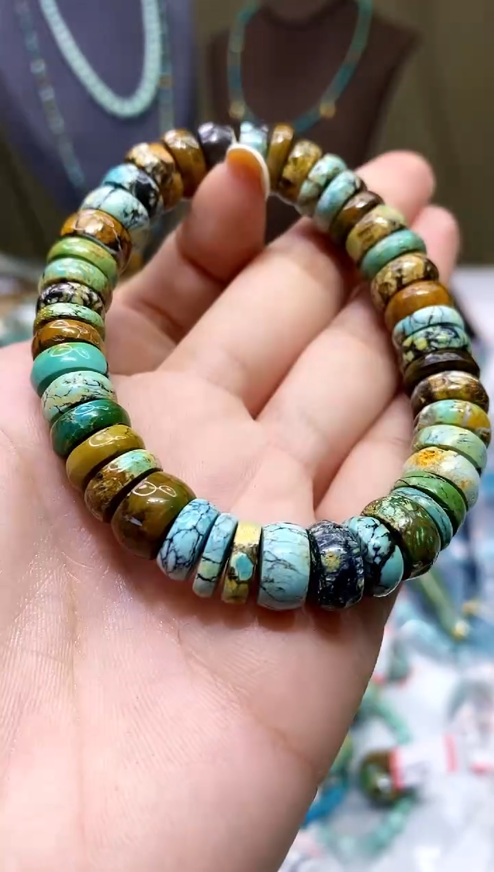 【闪购商品】绿松石未镶嵌手串790