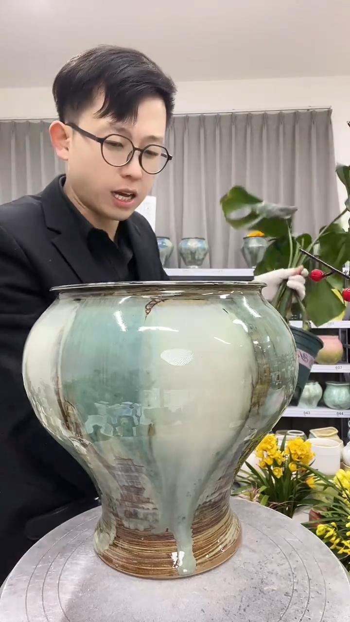 12.3陶瓷花盆直播链接高.   26   口18