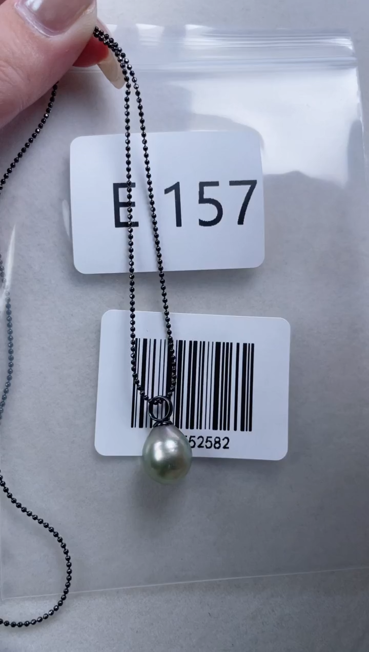 未镶嵌套链海水珍珠E157