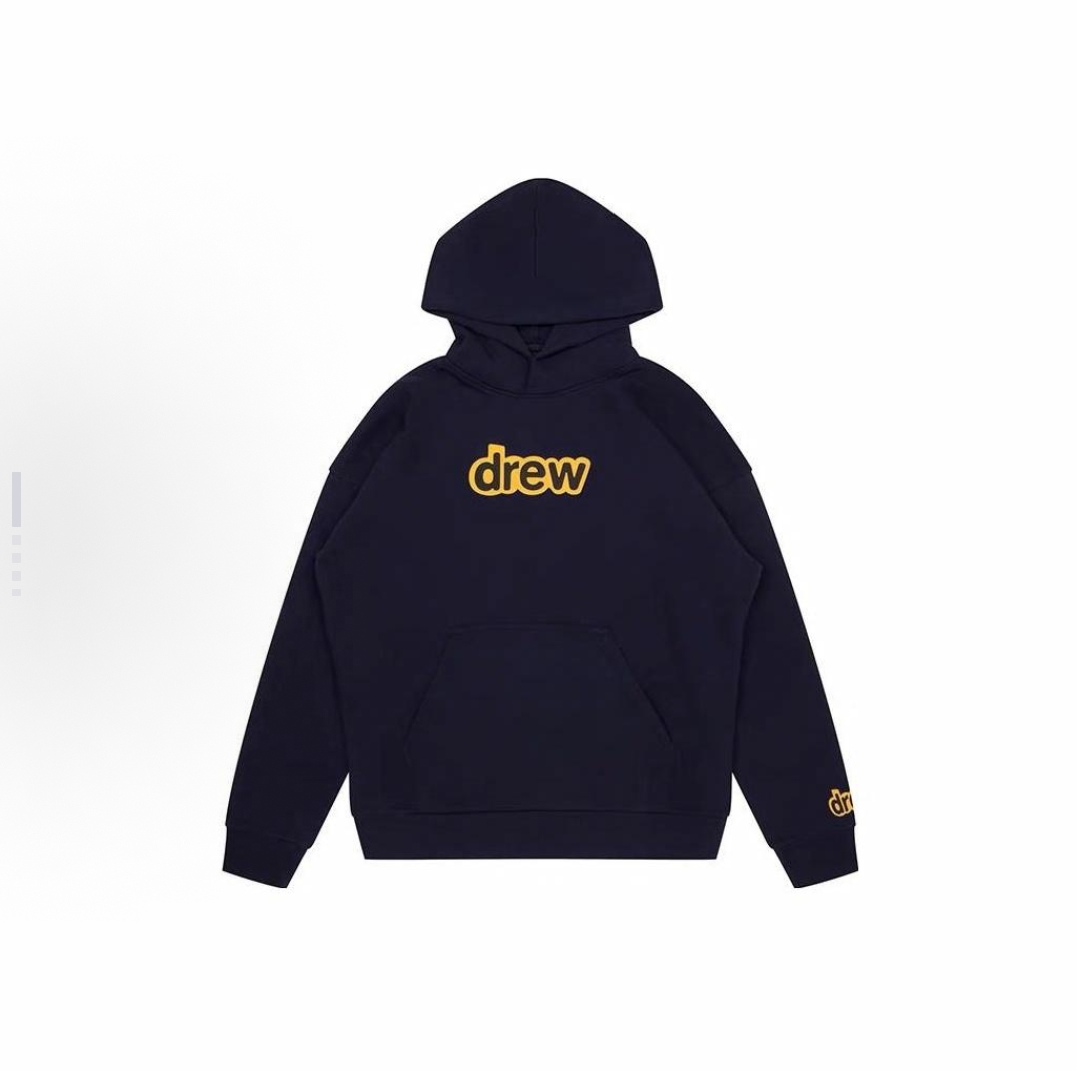Drew Secret Hoodie 休闲字母印花连帽加绒卫衣 男女同款