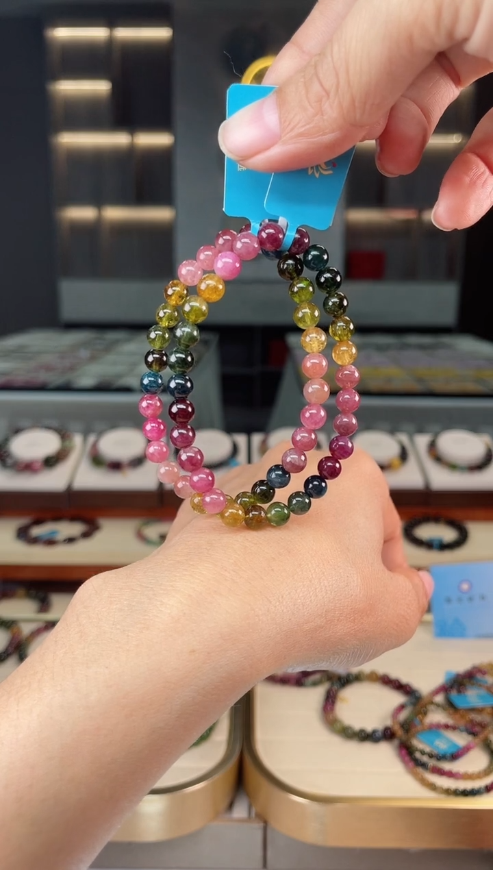 【闪购商品】碧玺单圈手串未镶嵌（多样性发一条）Q 