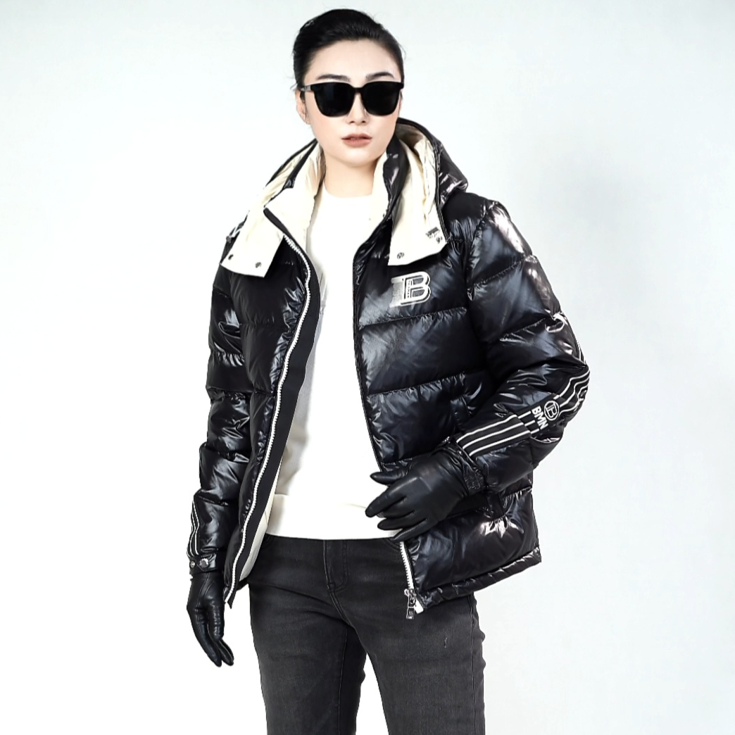 男士时尚鹅绒羽绒服13056冬季男款可脱卸帽轻奢鹅绒加厚羽绒服/星