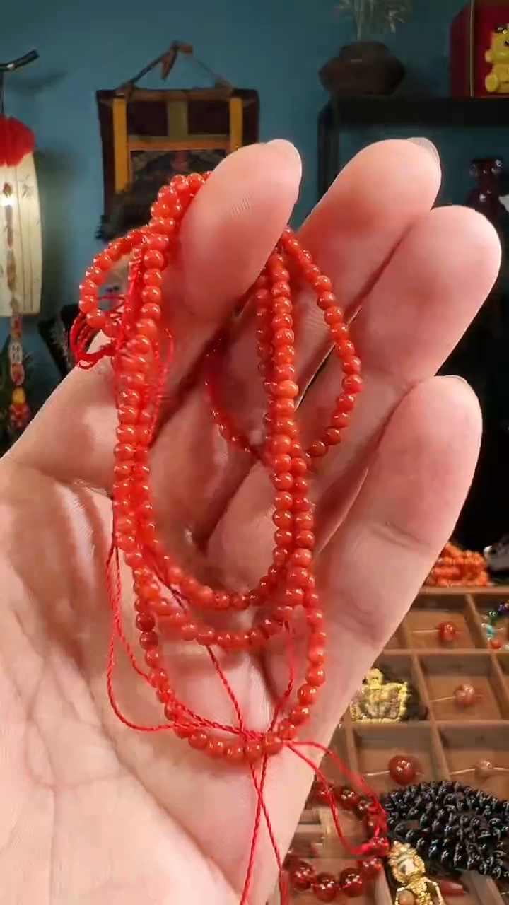 【闪购商品】南红玛瑙颈饰未镶嵌小米珠