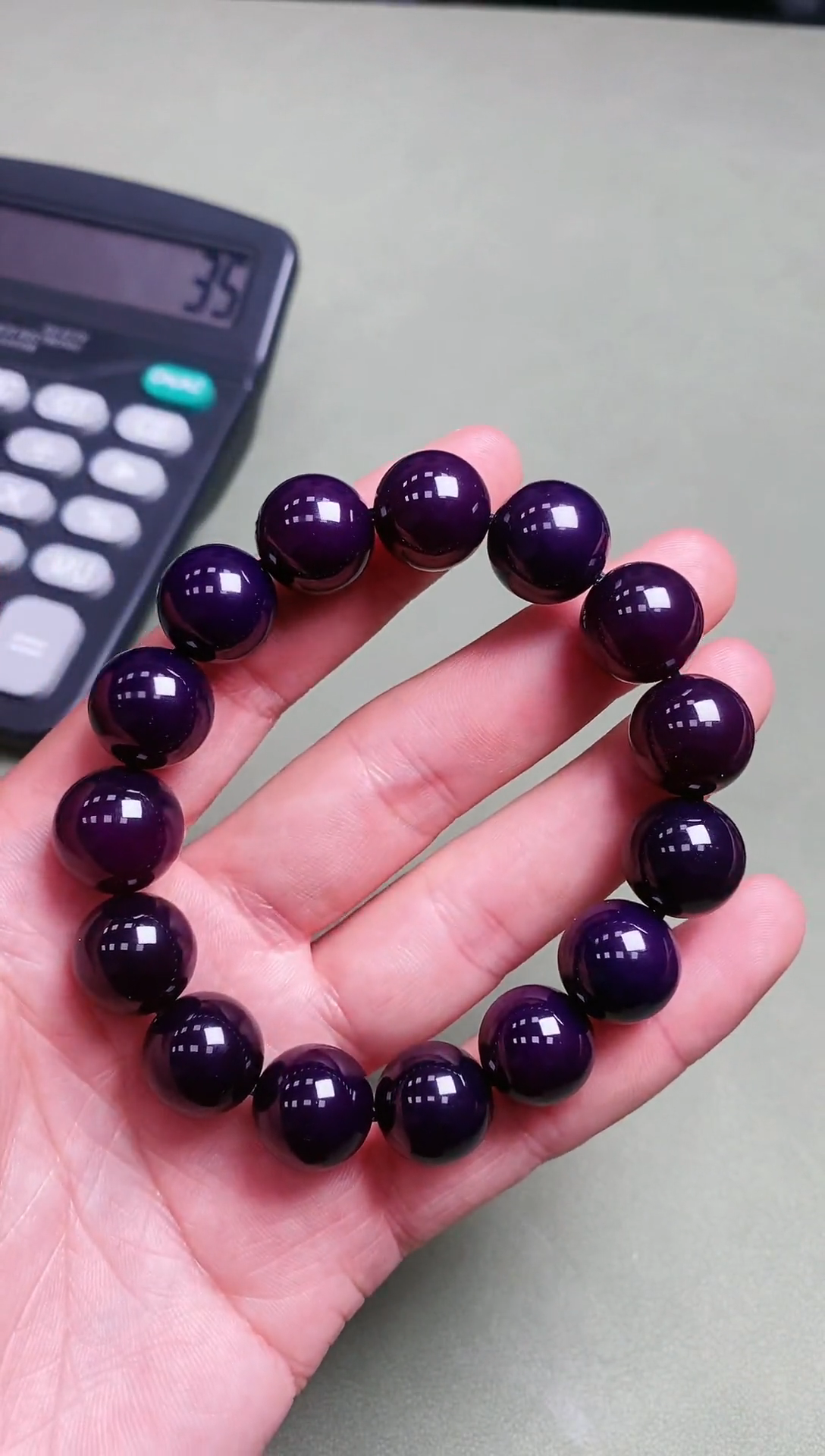 【闪购商品】玛瑙/玉髓手链未镶嵌紫杉醇圆珠卡14