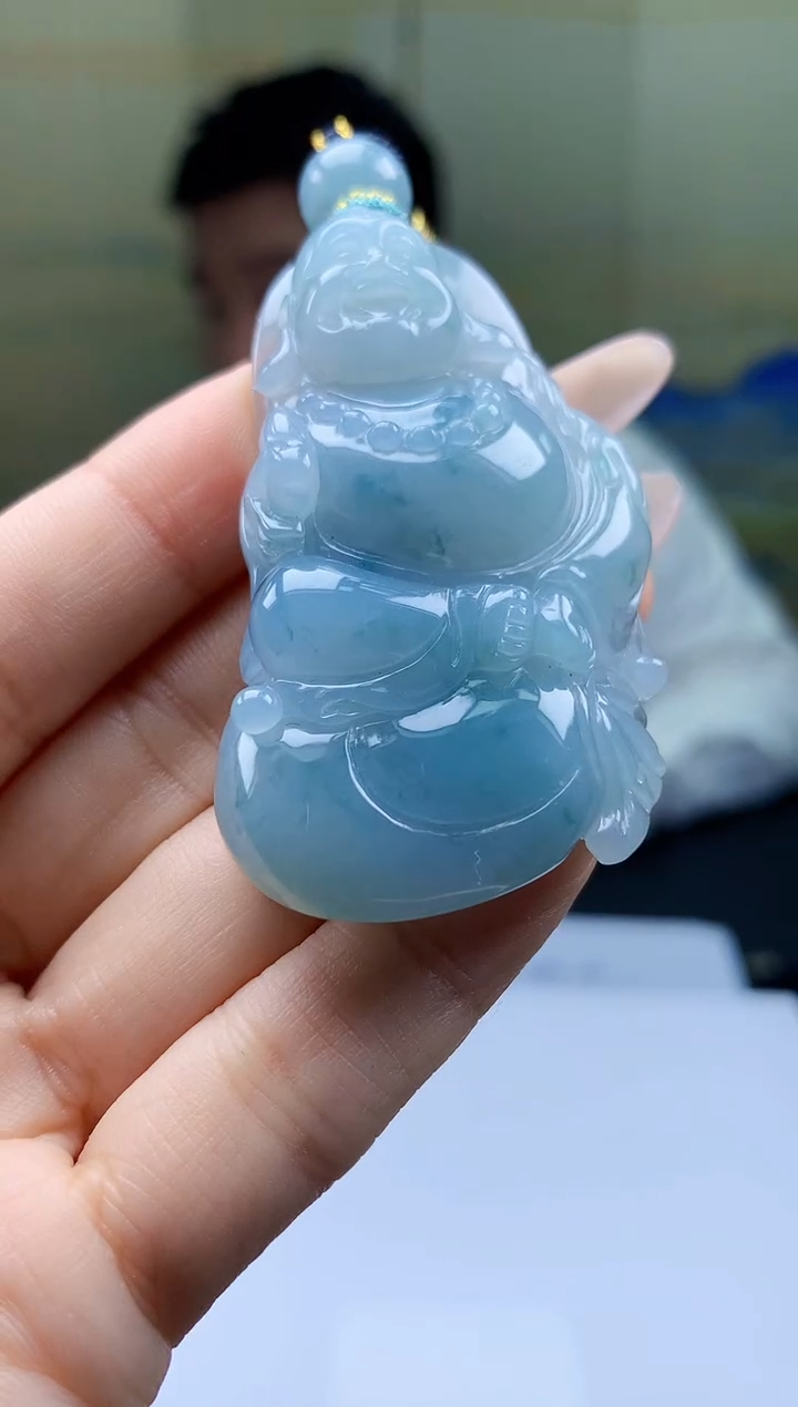 【闪购商品】定制翡翠未镶嵌5028ty-毛货挂件144