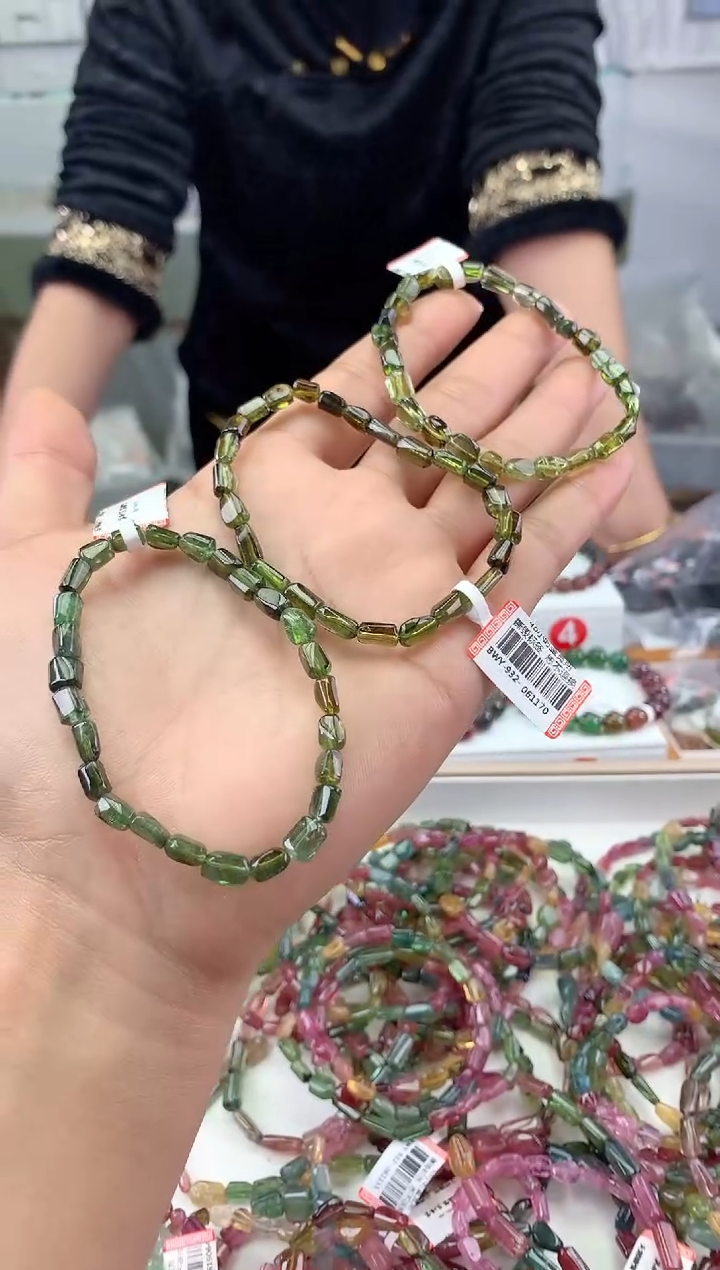 未镶嵌手串碧玺多样性发一条