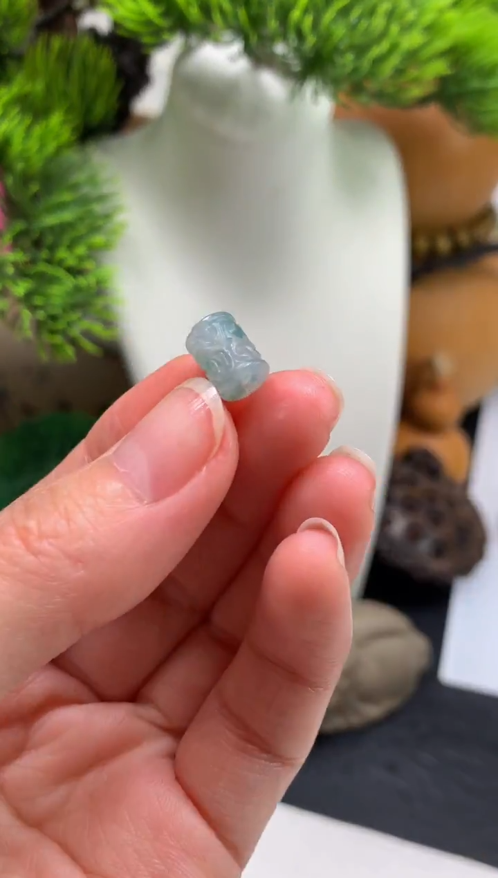 未镶嵌定制翡翠静****7---125156