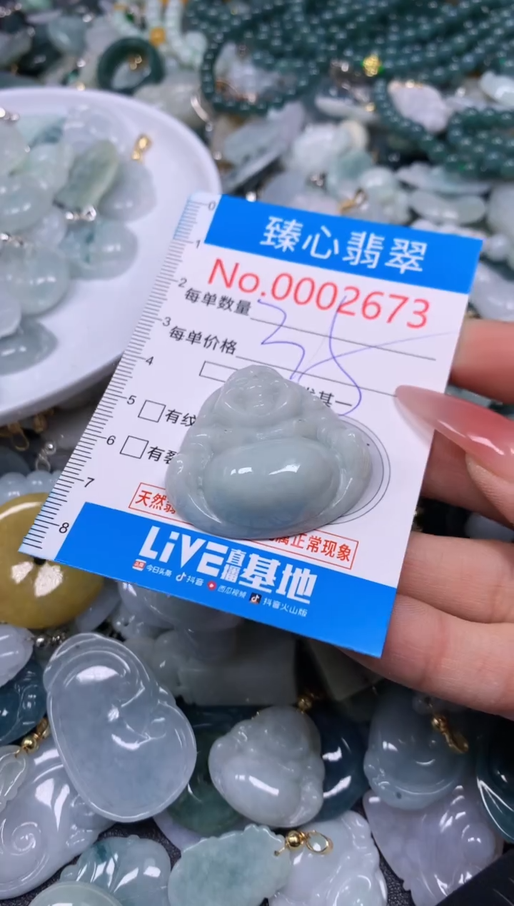 【闪购商品】翡翠颈饰未镶嵌含绳0002673