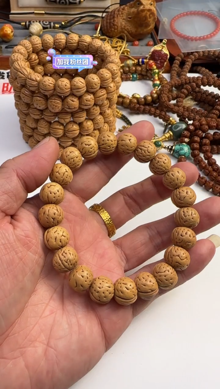 手串桃核桃核手串单圈