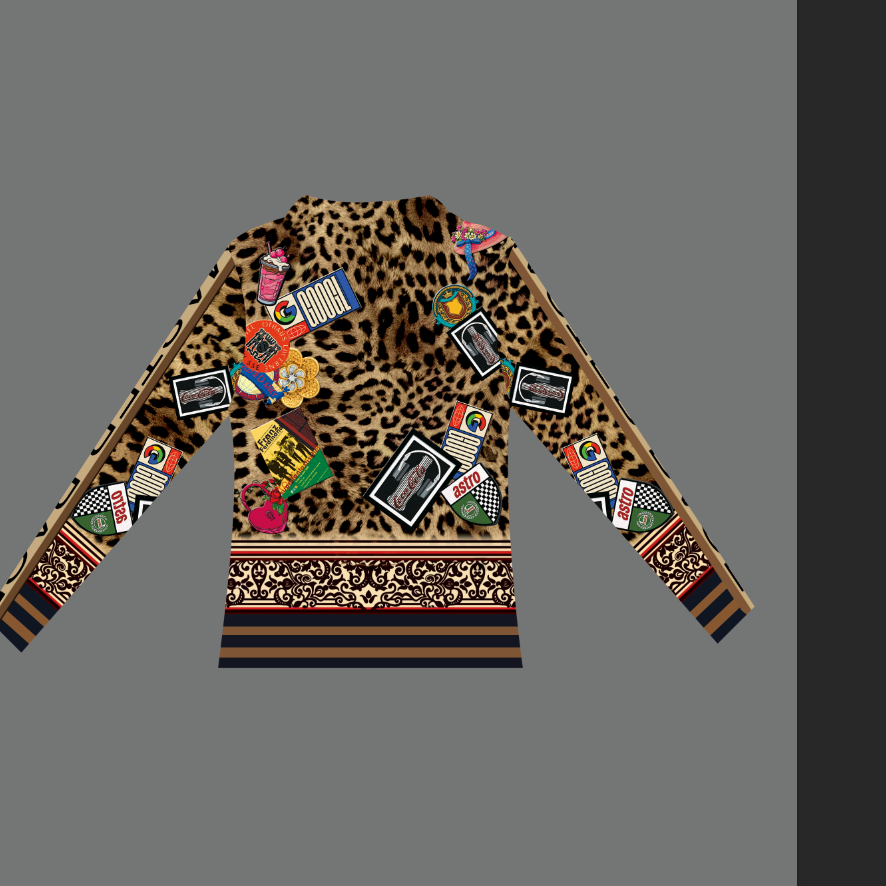 女装8827款磨绒高奢打底衫复古潮牌时尚