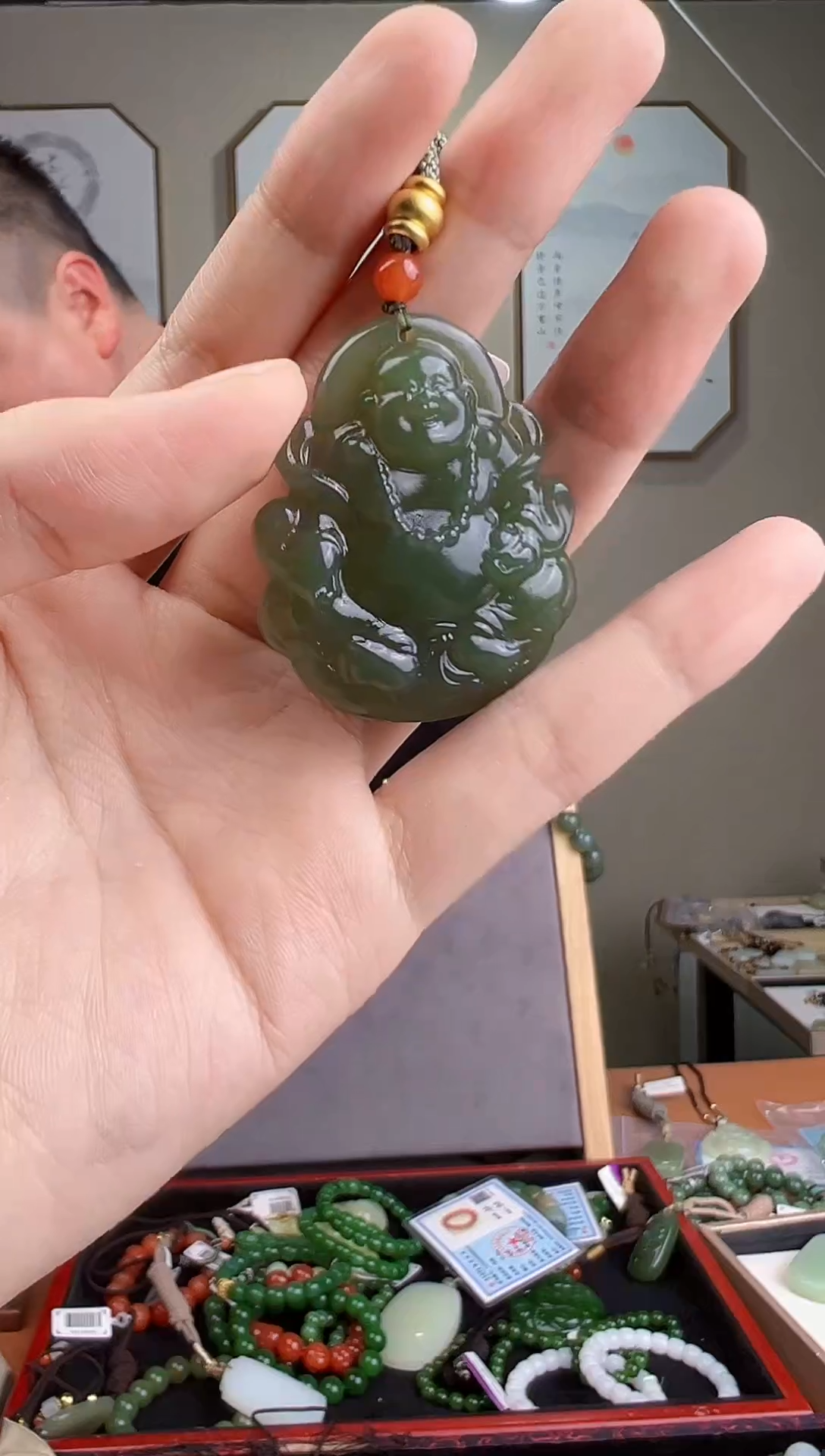 颈饰未镶嵌和田玉多样性发货 拍一单发一个