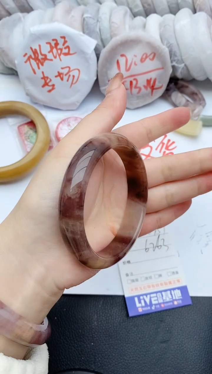 【闪购商品】石英质玉手镯未镶嵌C257+62/63