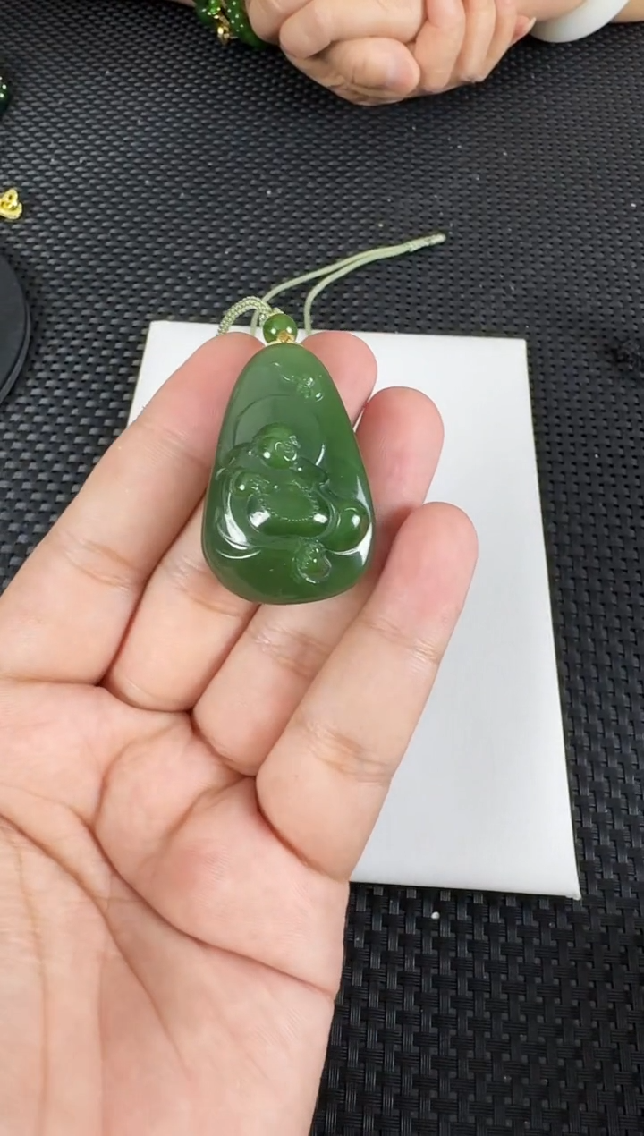 【闪购商品】和田玉（碧玉）吊坠未镶嵌佛公