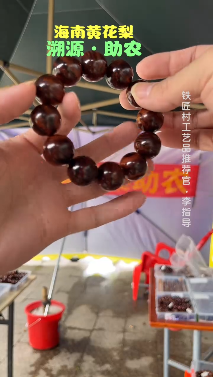 黄花梨/降香黄檀海南黄花梨紫油梨2.0手串（258）