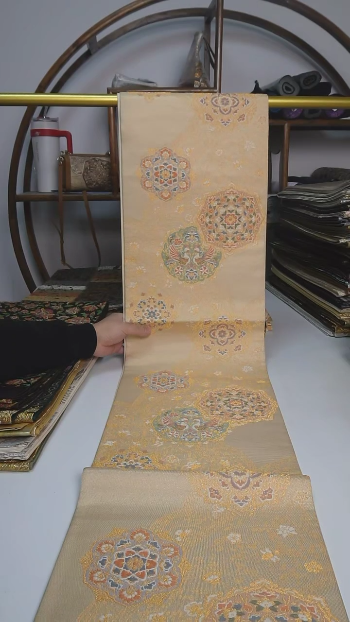 【闪购商品】织绣56西阵织六通宝相花