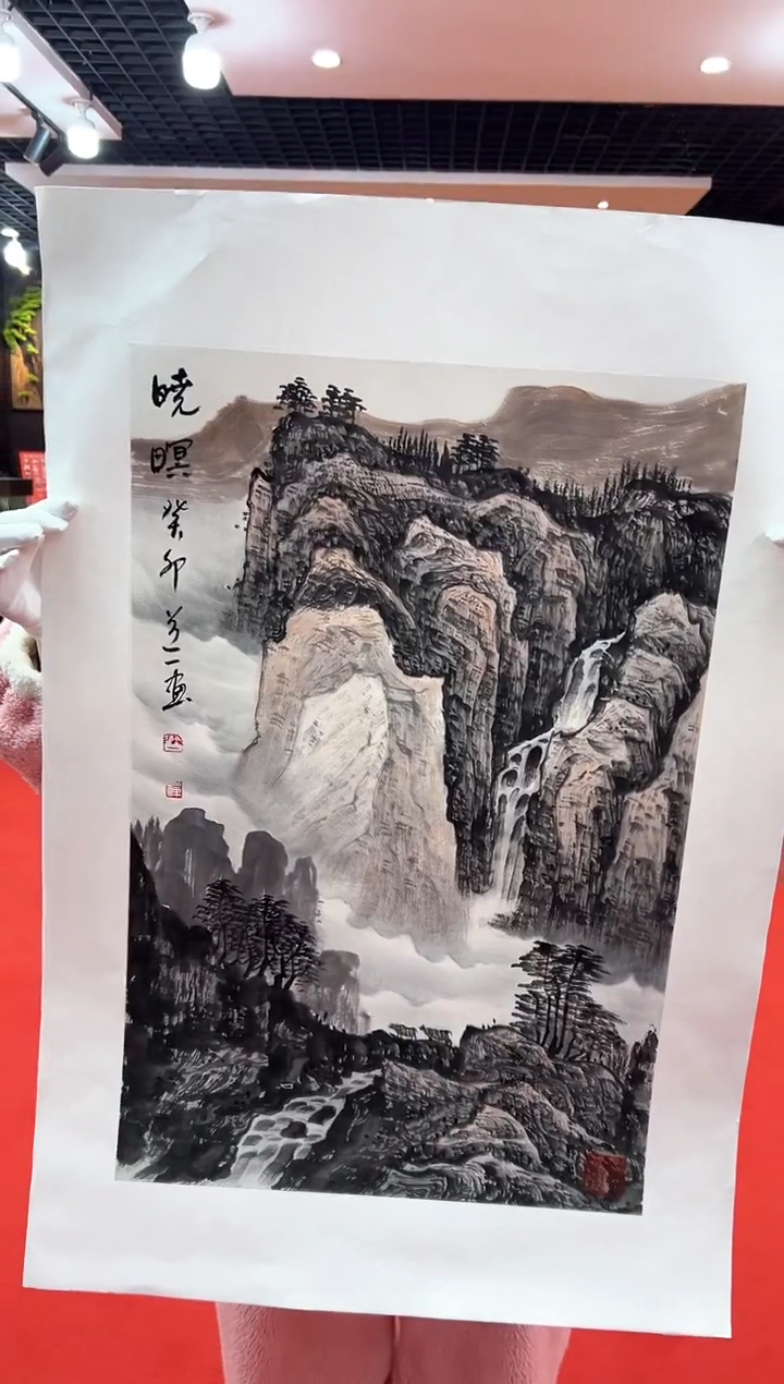 【闪购商品】国画道一李学斌手绘原作B26