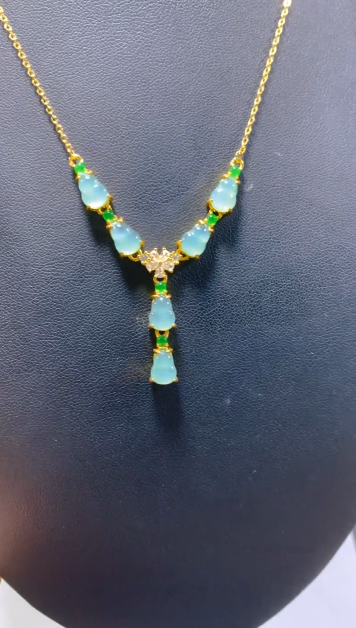 颈饰未镶嵌翡翠多样性发一