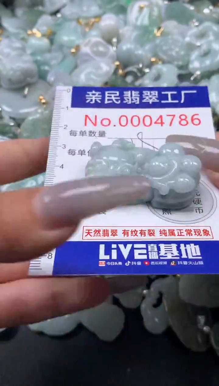 颈饰未镶嵌翡翠4786