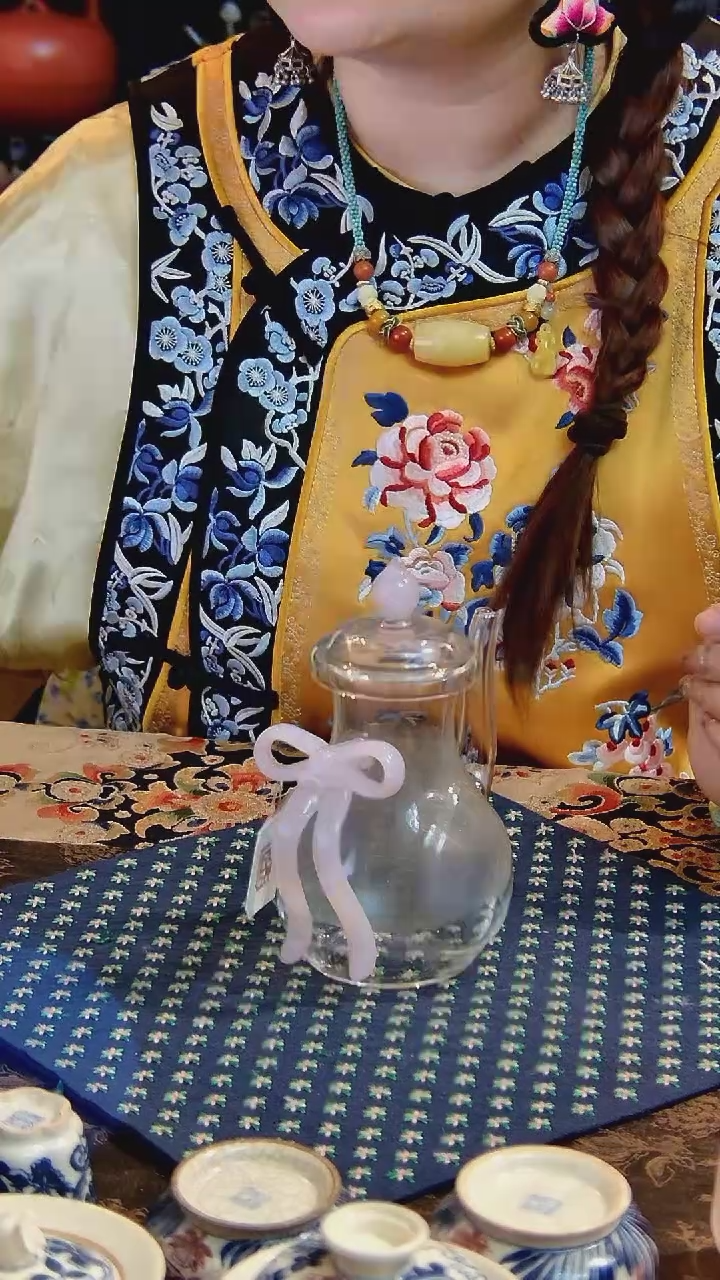 【闪购商品】茶具玻璃壶蝴蝶结款玻璃壶380毫升