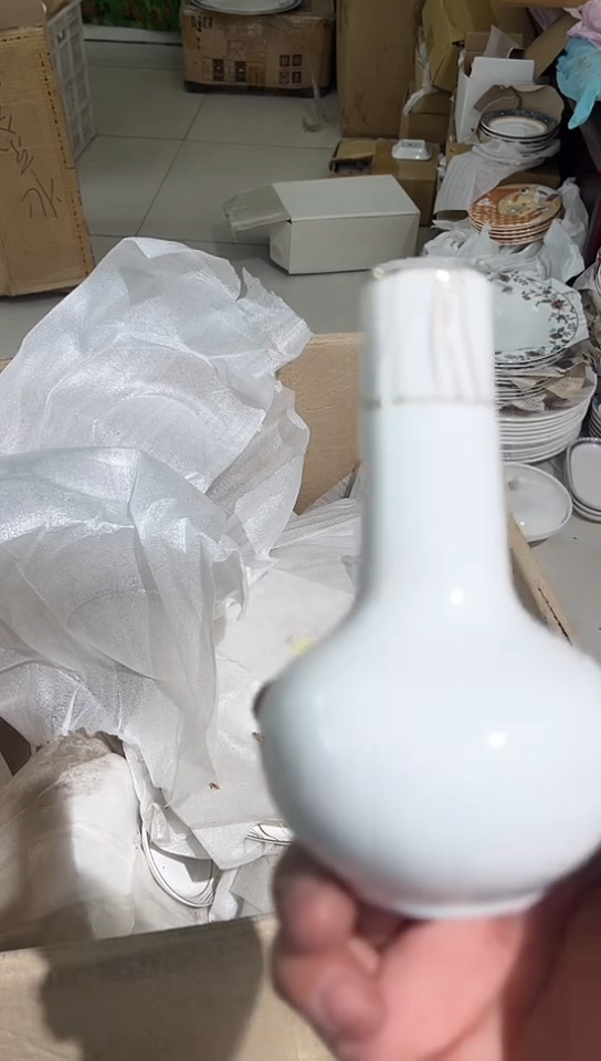 瓷隆达骨瓷花瓶1