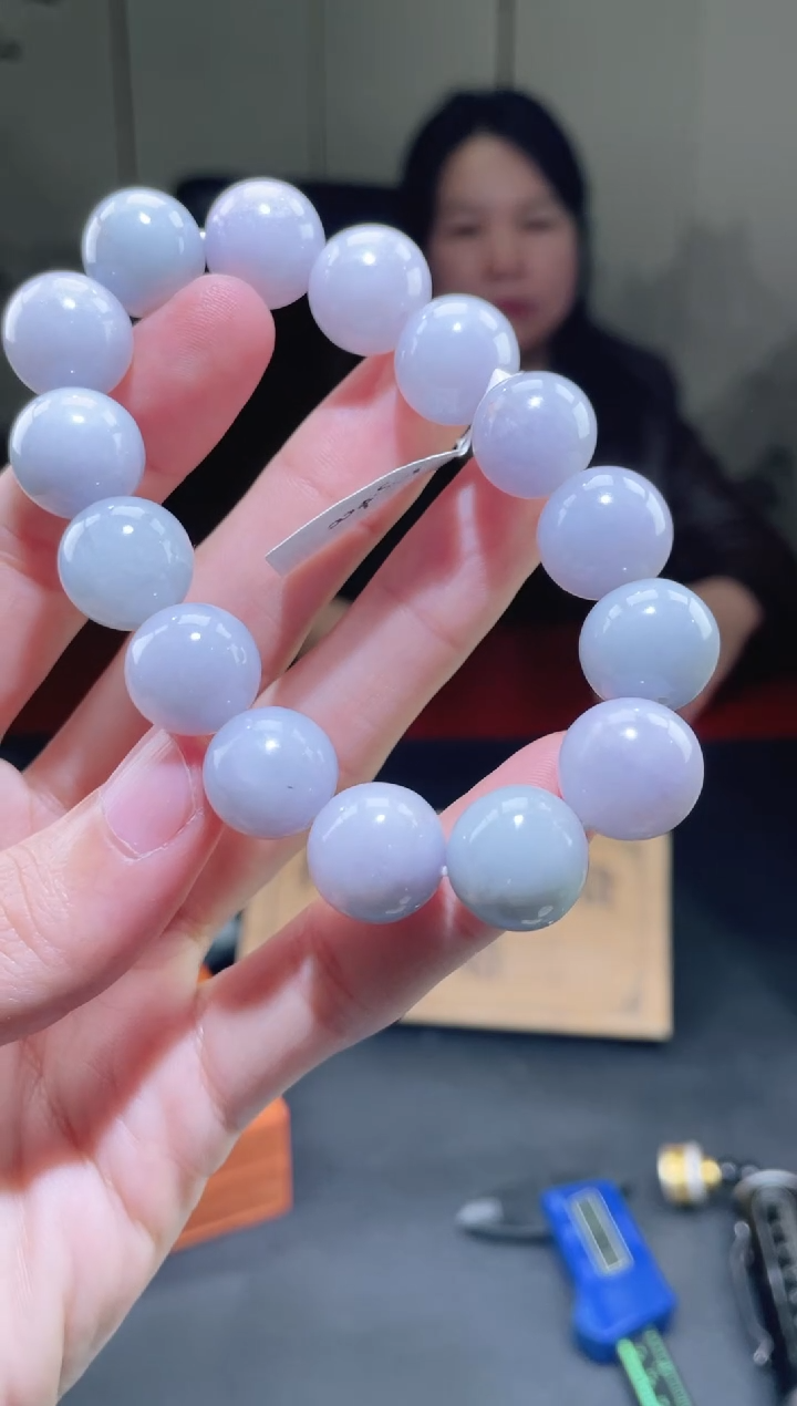 未镶嵌定制翡翠珠串 拍一发一
