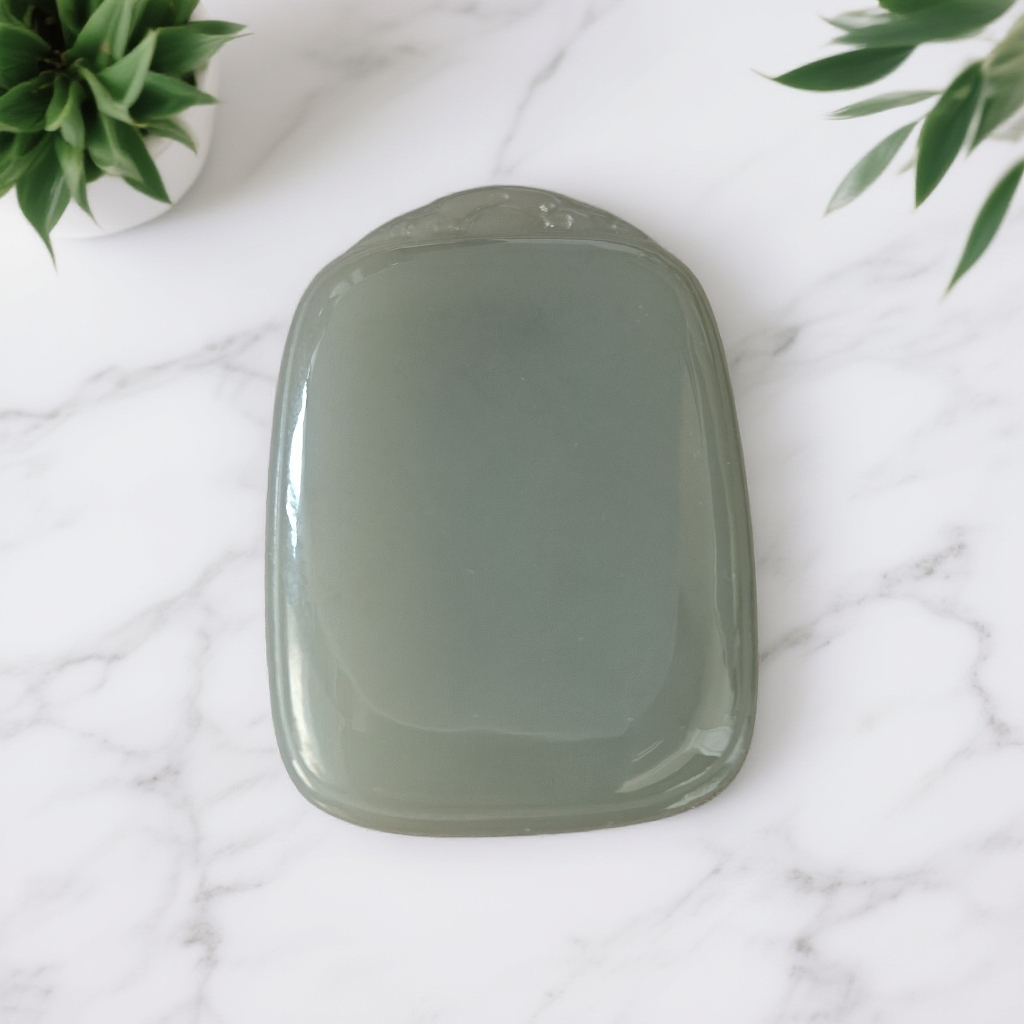 新疆且末天然平安无事牌 面包牌吊坠男款女款