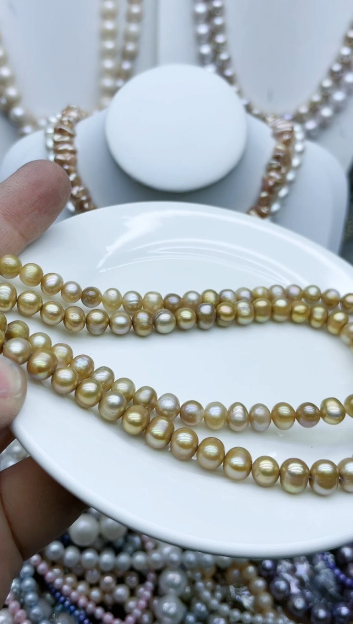 【闪购商品】淡水珍珠颈饰钛钢0