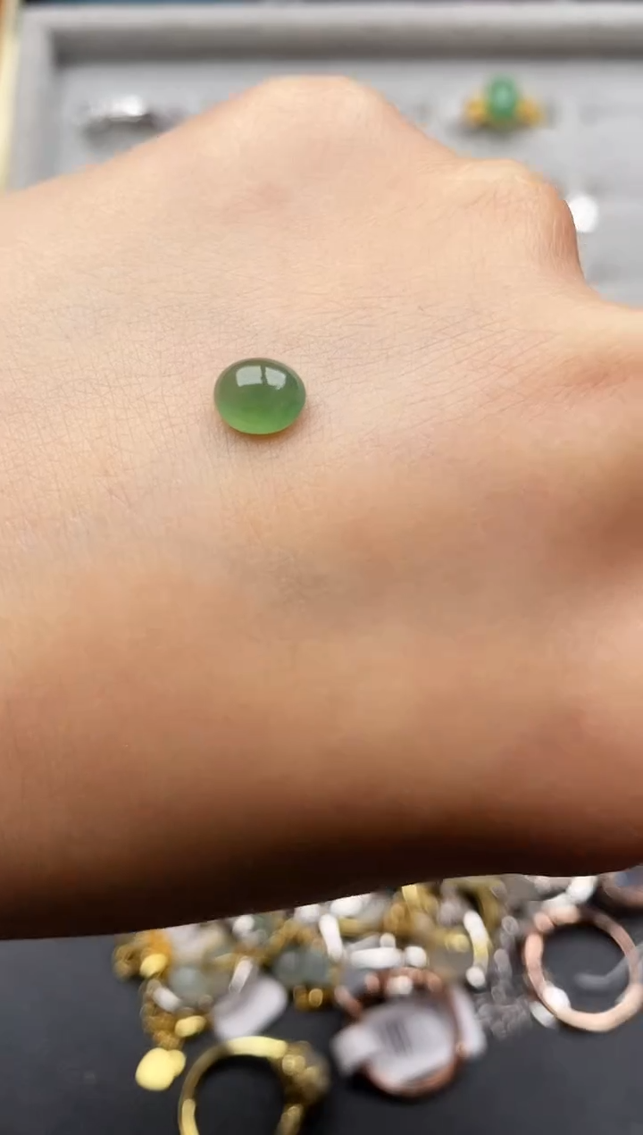 【闪购商品】翡翠戒指未镶嵌777777777+2  2