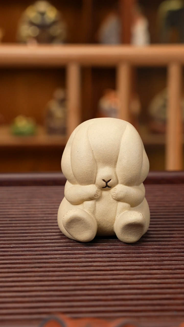 【闪购商品】紫砂茶宠紫砂萌兔