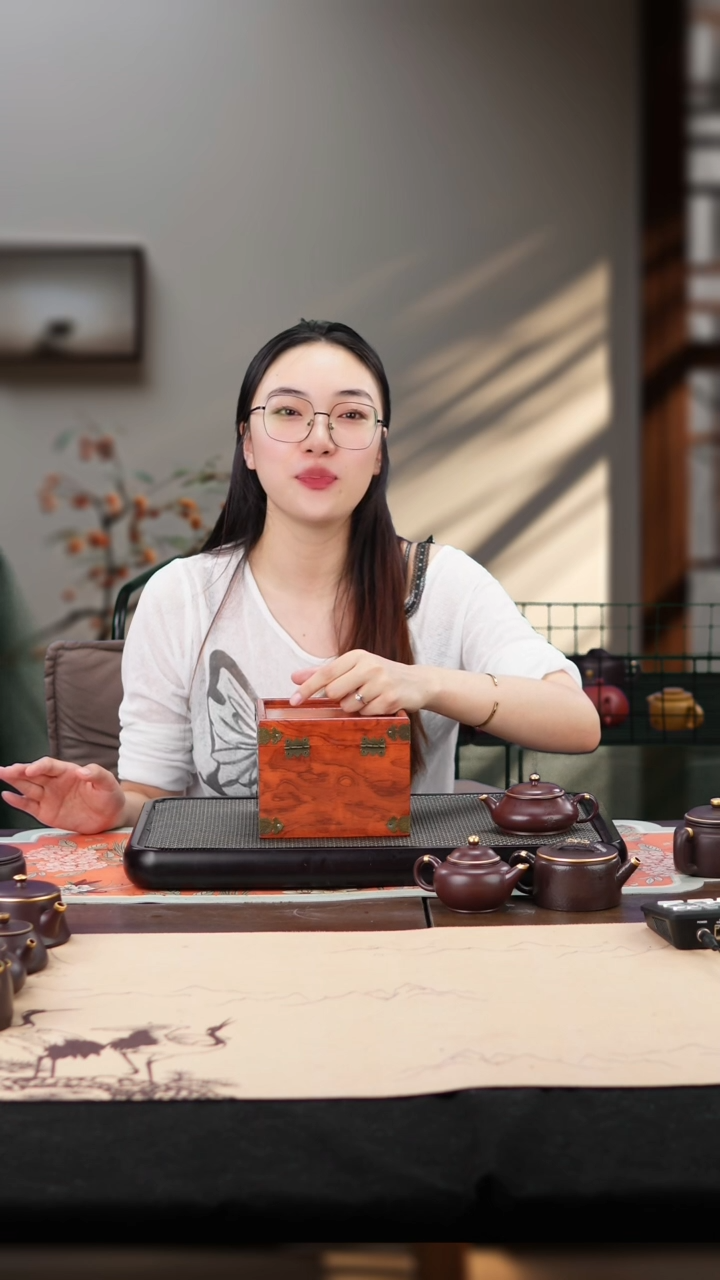 茶壶紫砂月光宝盒（朱泥小精品）