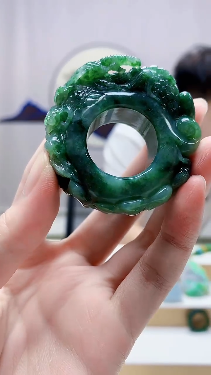 未镶嵌定制翡翠4868zm-毛货挂件114