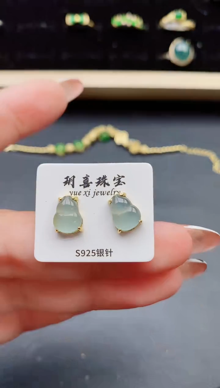 【闪购商品】翡翠银S925镶嵌戒指321321