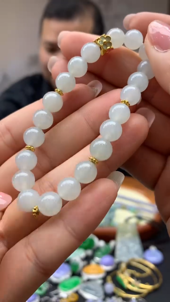 【闪购商品】翡翠手串未镶嵌8-天然翡翠