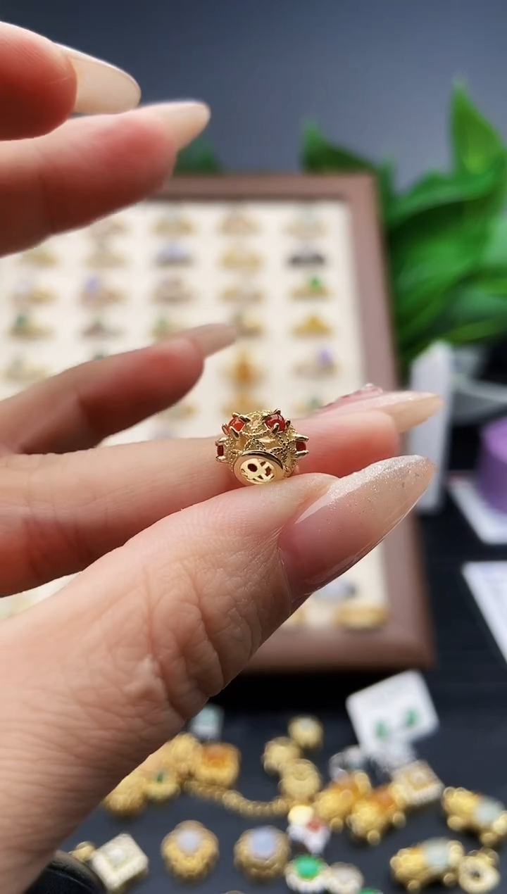 颈饰银S925镶嵌翡翠12