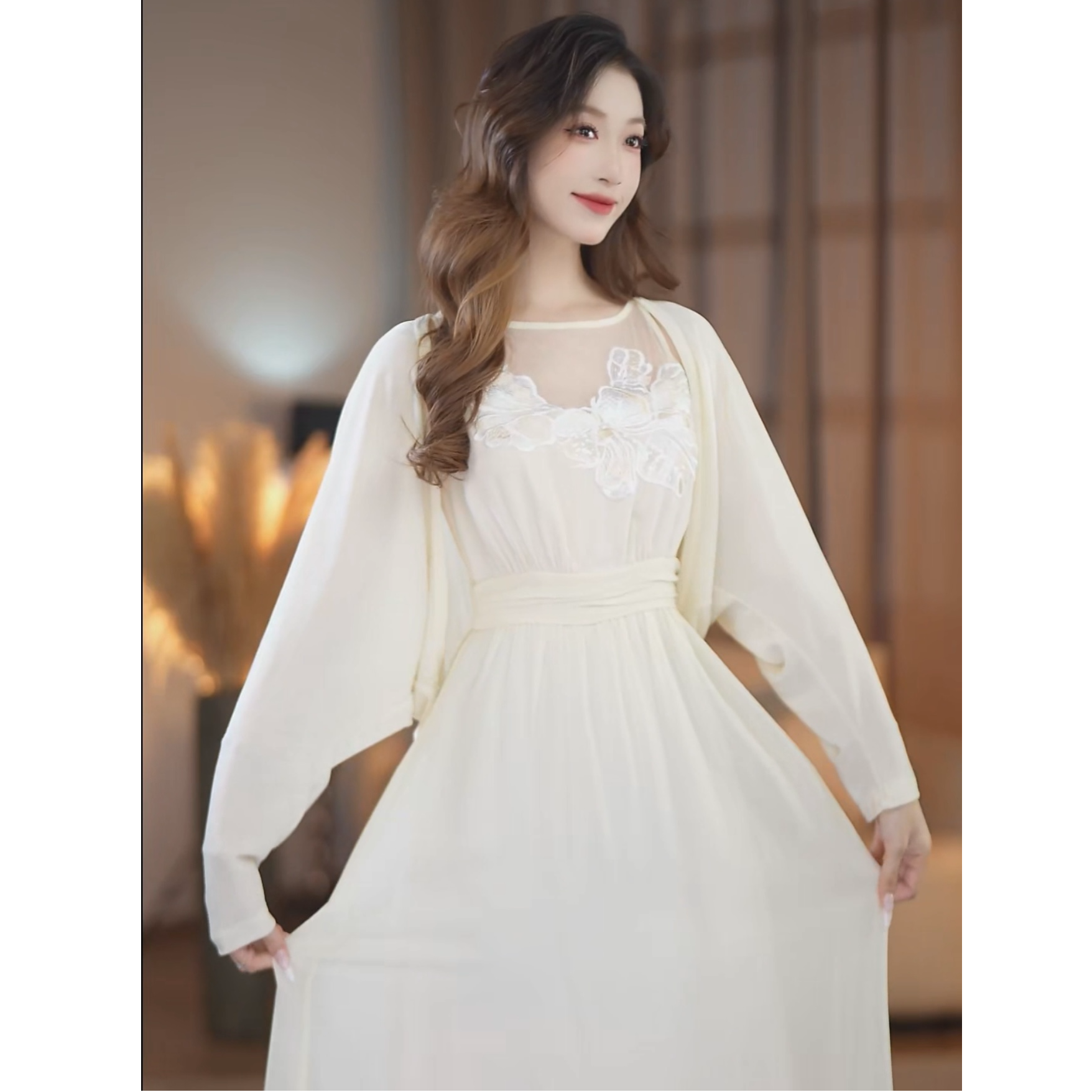 【潇潇】法式氛围感防晒开衫女薄款坎肩-YL11317