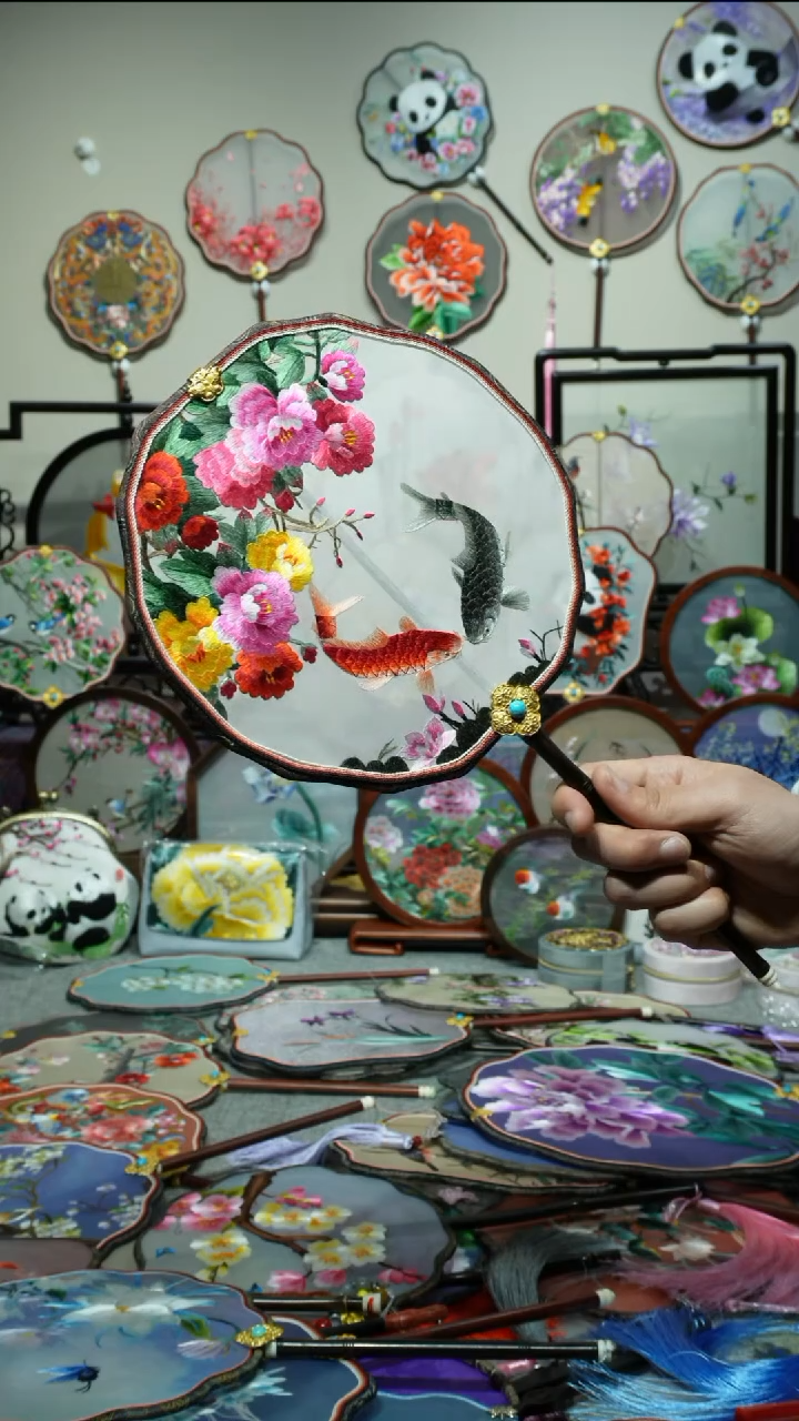 刺绣纯手工苏绣艺术品