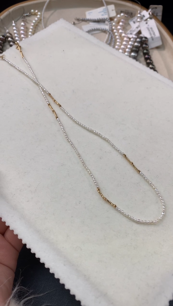【闪购商品】海水珍珠项链18K金镶嵌A316多样性发一件1980