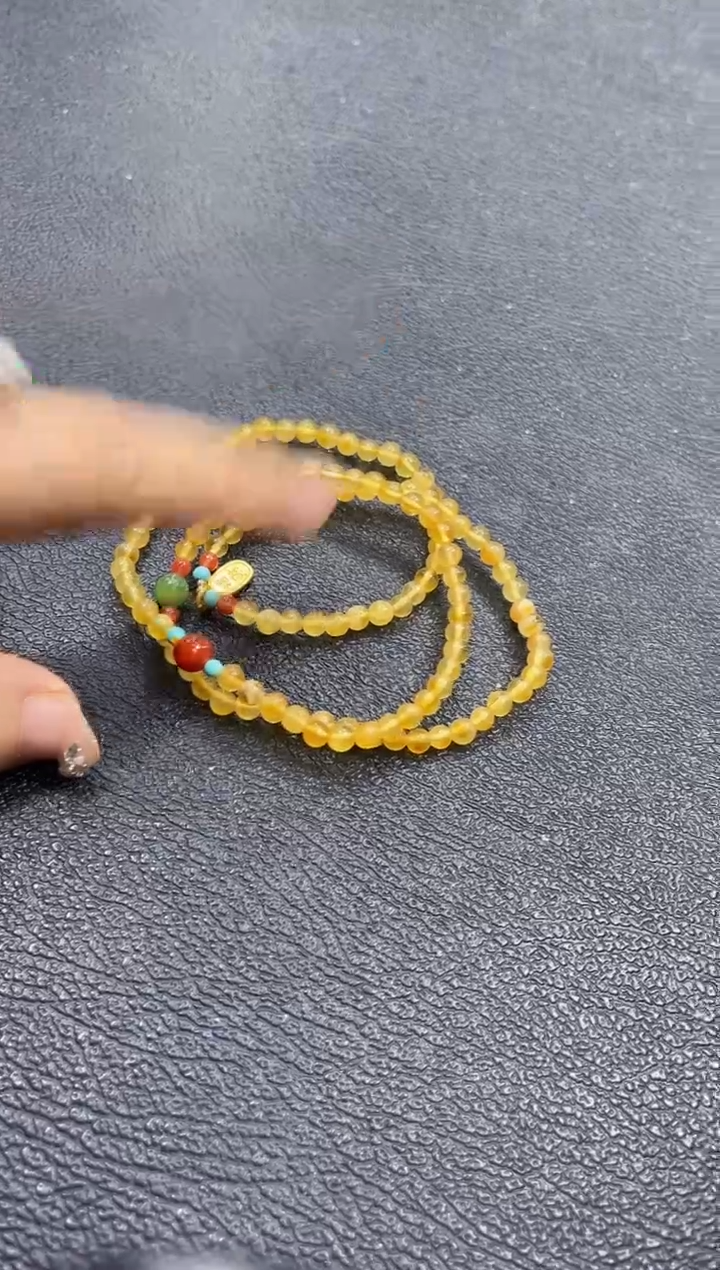 【闪购商品】蜜蜡手链未镶嵌0146198618