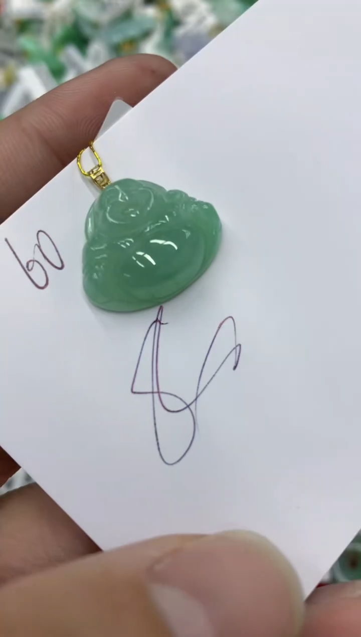 【闪购商品】翡翠颈饰18K金镶嵌号链接11111111