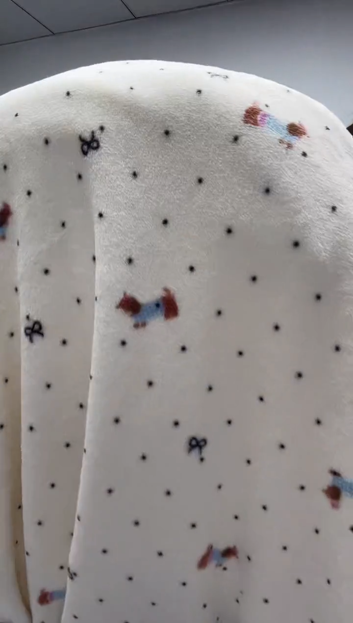 法兰绒1.8X2.3面料尺寸主播介绍为准面料